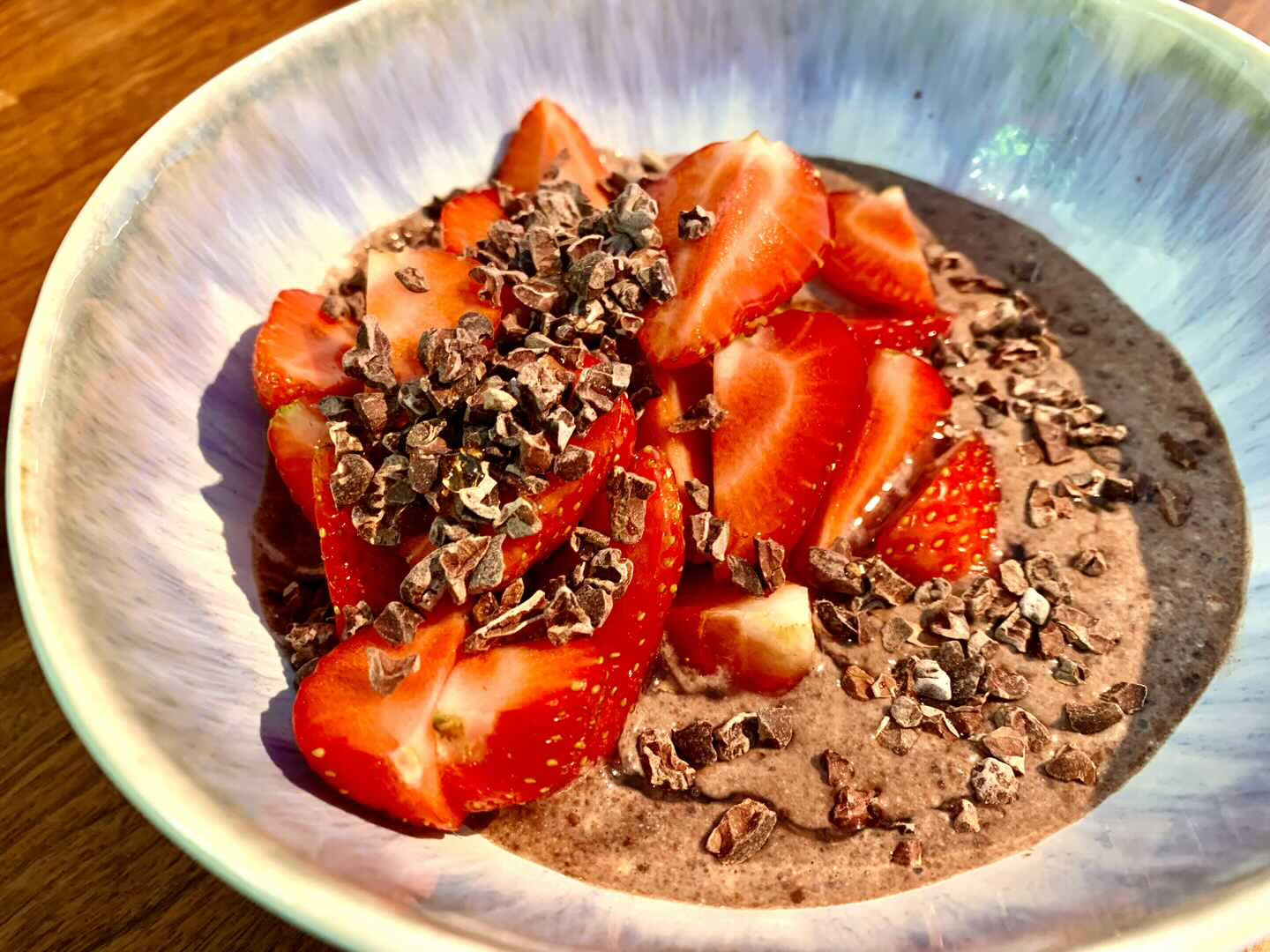 Schoko Erdbeer Haferflocken