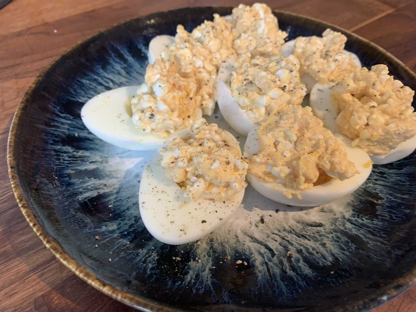 Gefüllte Senf Eier