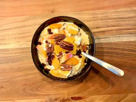 Apfel Karotten Müsli
