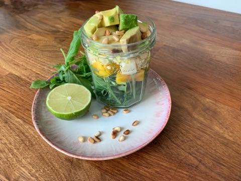 Mango Mozzarella Salat